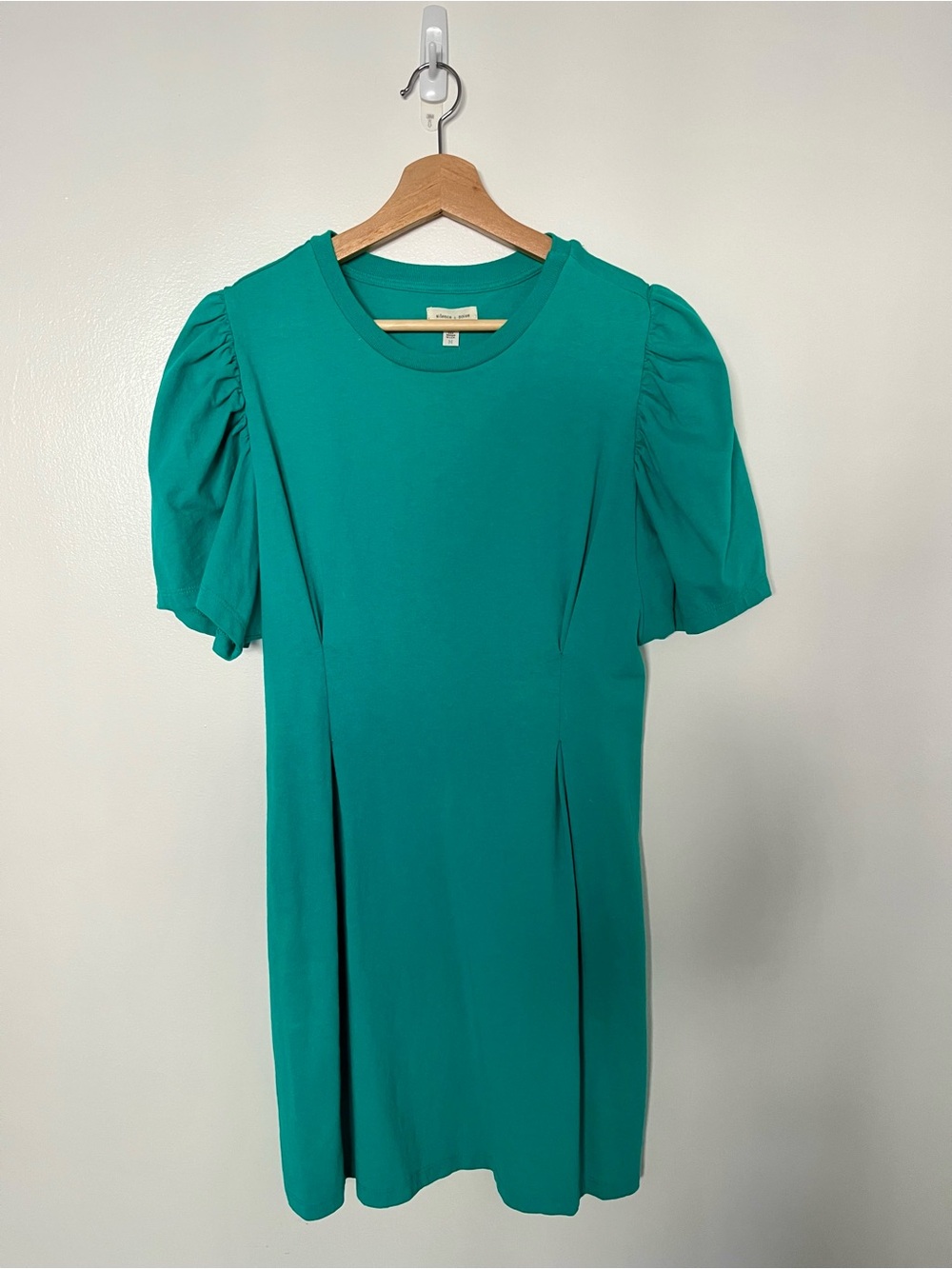 Urban Outfitters/Silence + Noise Sz M Teal Puff Sleeve Short Dress
